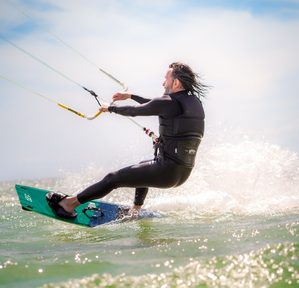 kitesurfing