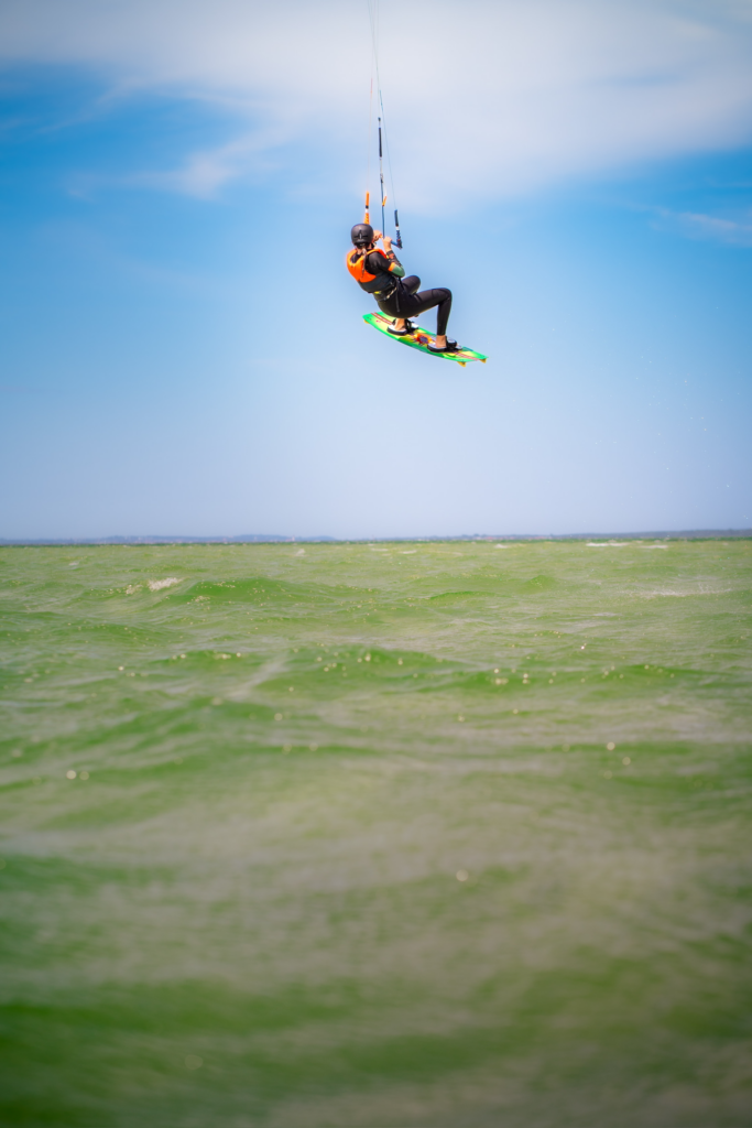 kitesurfing skoki