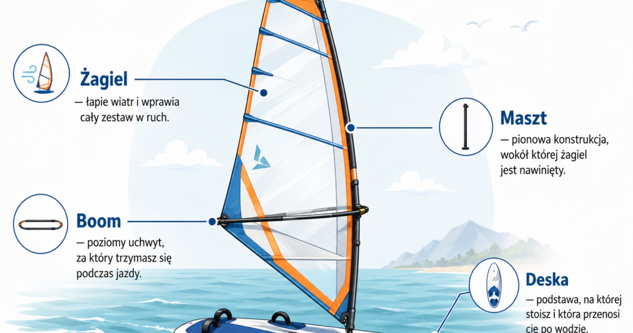 windsurfing sprzęt